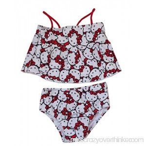 Hello Kitty Girls 2 Piece Tankini Swimsuit B00IVR3S4Y